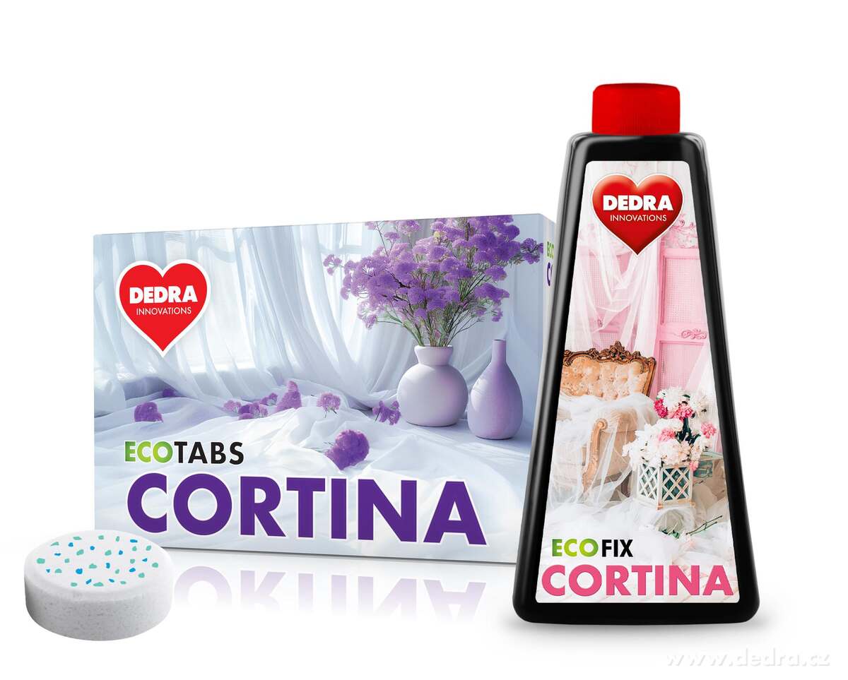 SADA CORTINA | Pro pevný tvar záclon s tužidlem