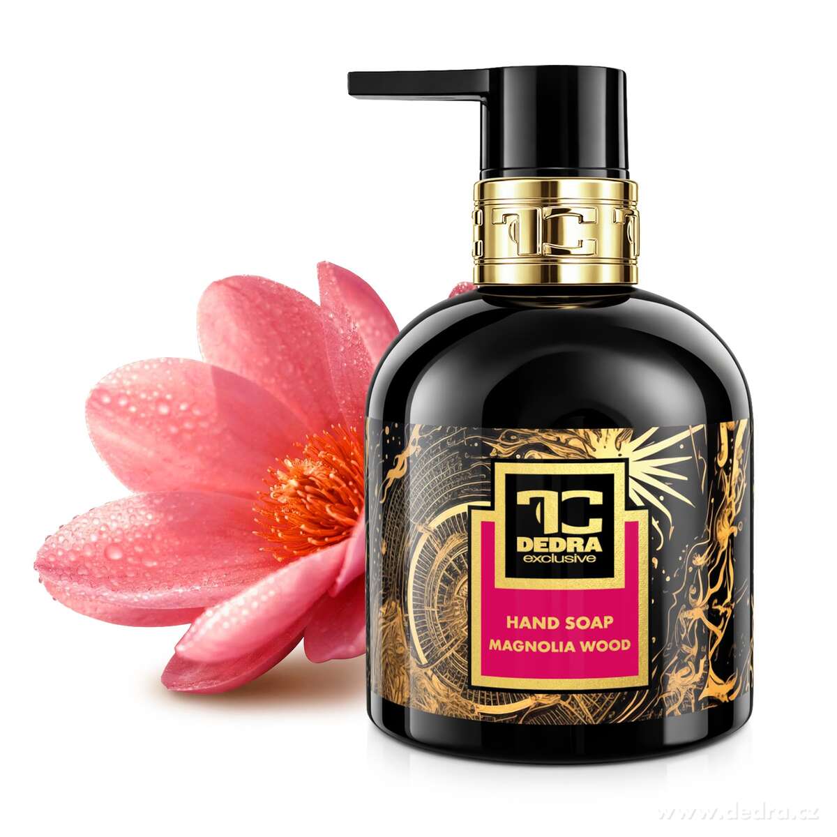 MAGNOLIA WOOD exkluzívne šetrné tekuté mydlo s glycerínom a Aloe vera