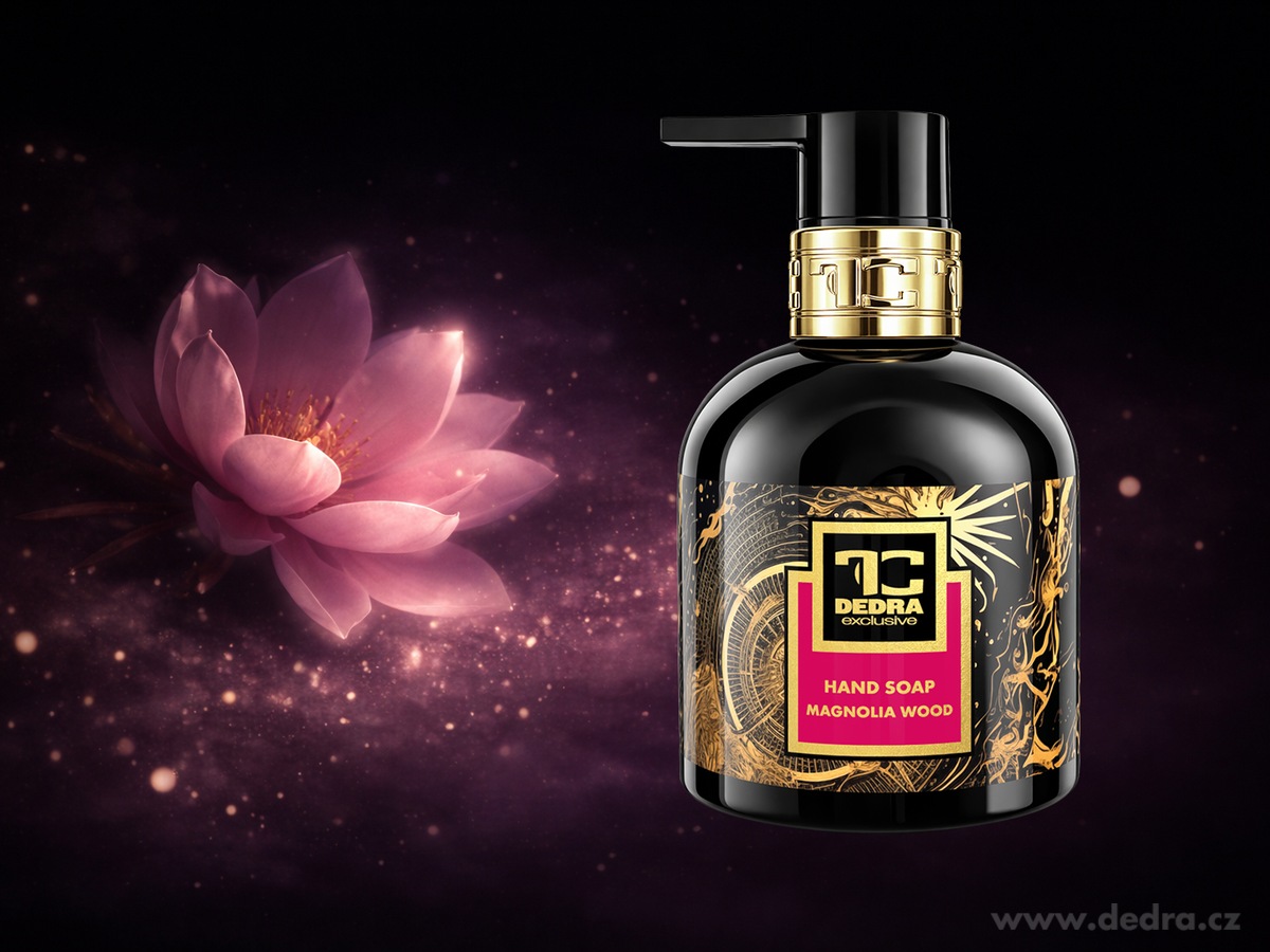 MAGNOLIA WOOD exkluzívne šetrné tekuté mydlo s glycerínom a Aloe vera