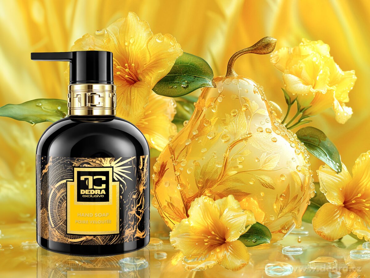 SAMETOVÁ HRUŠKA | exkluzivní šetrné tekuté mýdlo s glycerinem & Aloe vera | 320 ml