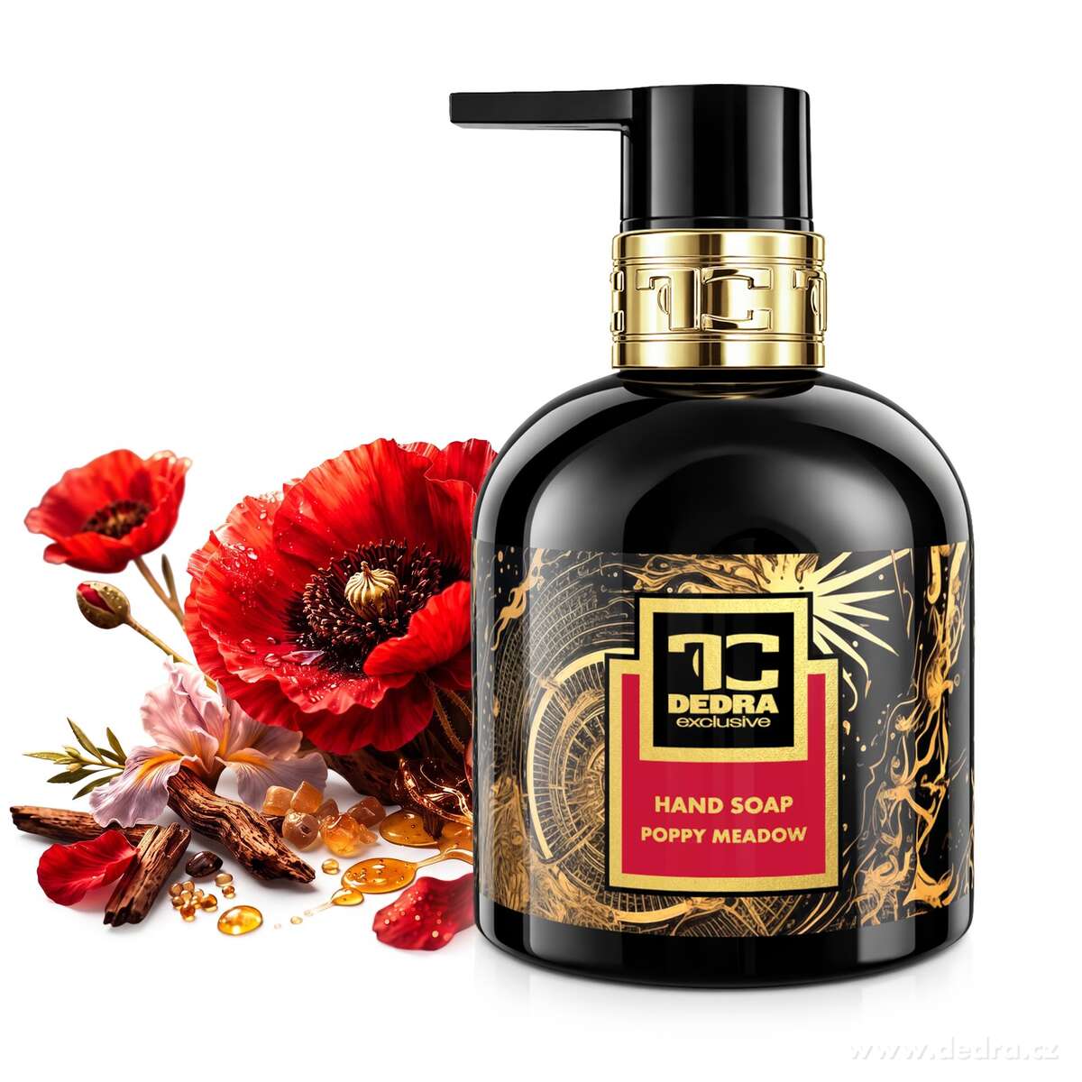 POPPY MEADOW | exkluzivní šetrné tekuté mýdlo s glycerinem & Aloe vera | 320 ml