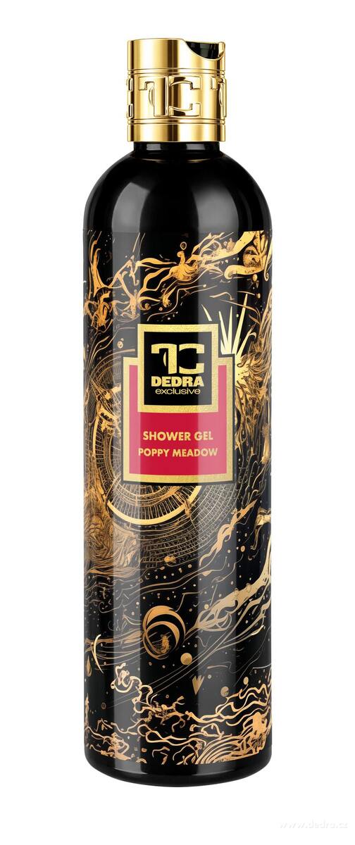 POPPY MEADOW | exkluzivní šetrný sprchový gel s glycerinem & Aloe vera | 320 ml | FC DEDRA exclusive