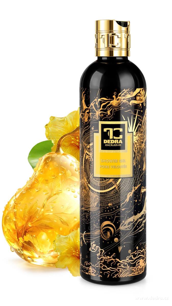 SAMETOVÁ HRUŠKA exkluzívny šetrný sprchový gél s glycerínom a Aloe vera