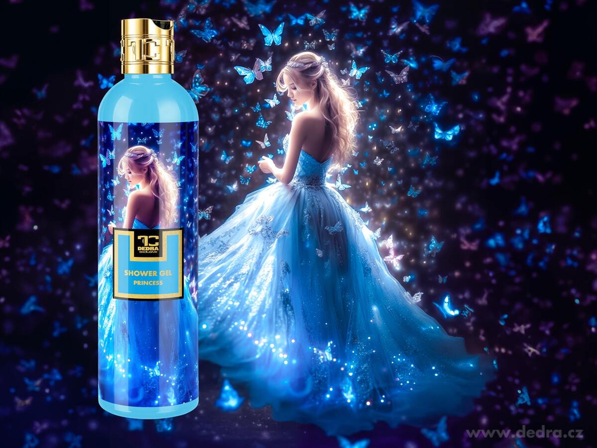 PRINCESS | šetrný sprchový gel s glycerinem & Aloe vera | 320 ml | LEGENDS