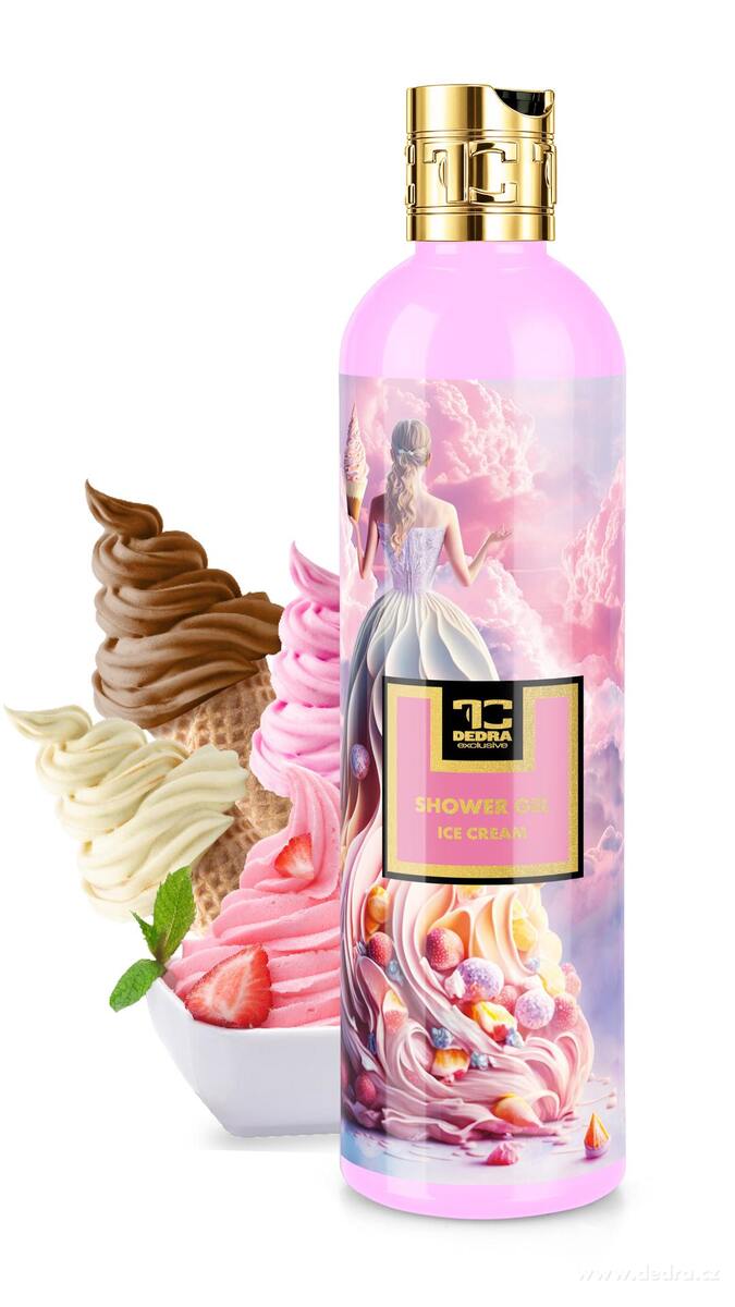 ICE CREAM | exkluzivní šetrný sprchový gel s glycerinem & Aloe vera | 320 ml | LEGENDS