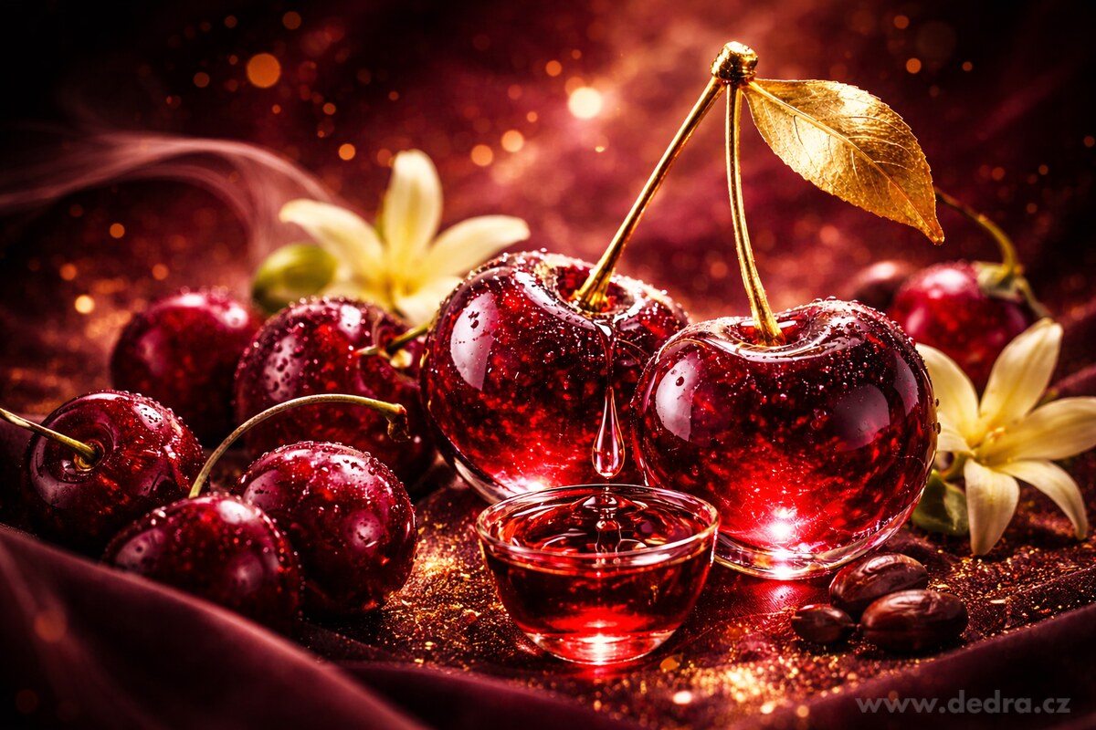 MIDNIGHT CHERRY | krém na ruce s mandlovým olejem & pšeničnými klíčky | 75 ml