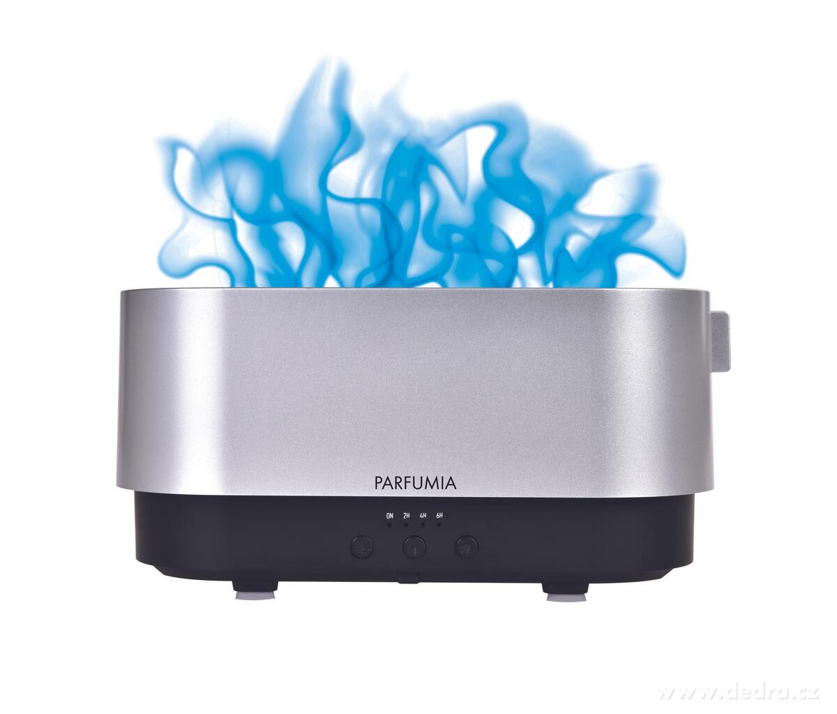 AROMIQA FLAME | sonický aroma difuzér | efekt plamene & měnící LED osvětlení | časovač 2–6 h