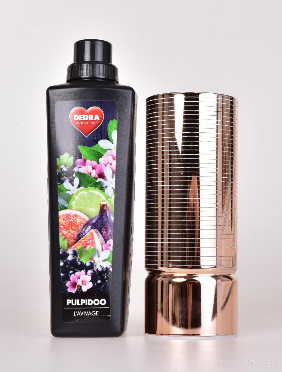 ILUMINÉ | 20 cm skleněný svícen s LED osvětlením | lesklý béžový dekor