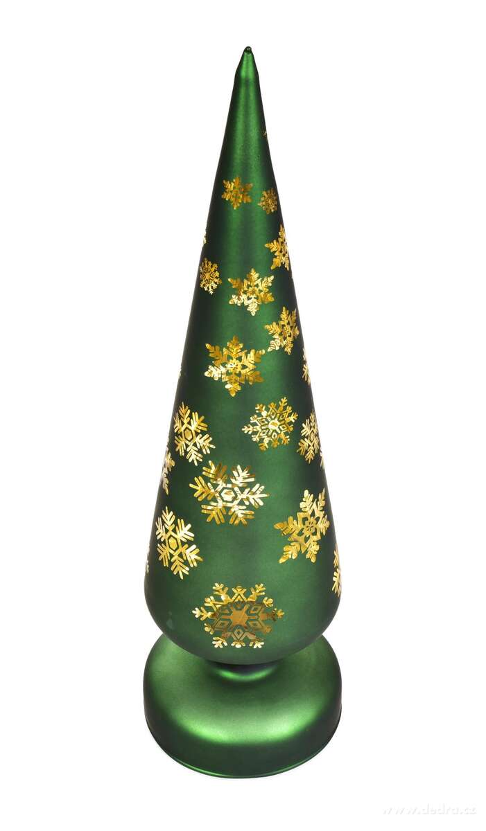 LESNÍ HVĚZDA | LED svítící stromeček | zelený | 31 cm