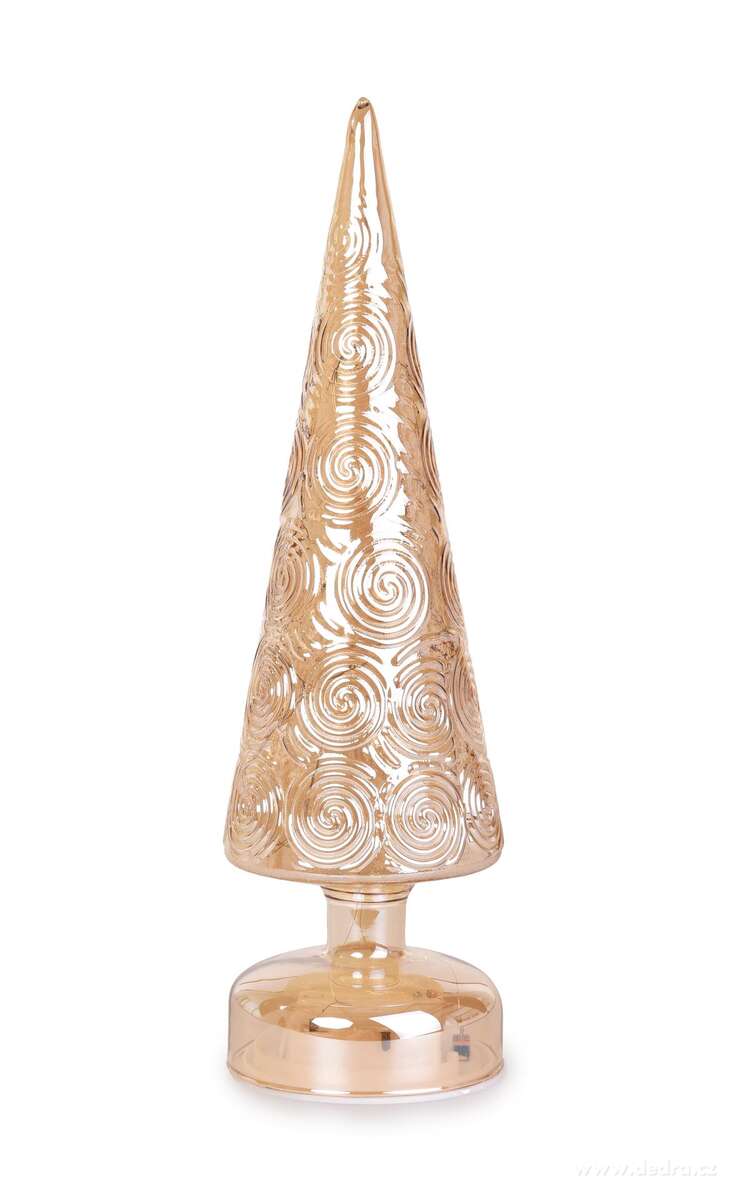 AURELIA | 31 cm LED svítící stromeček | zlatý dekor