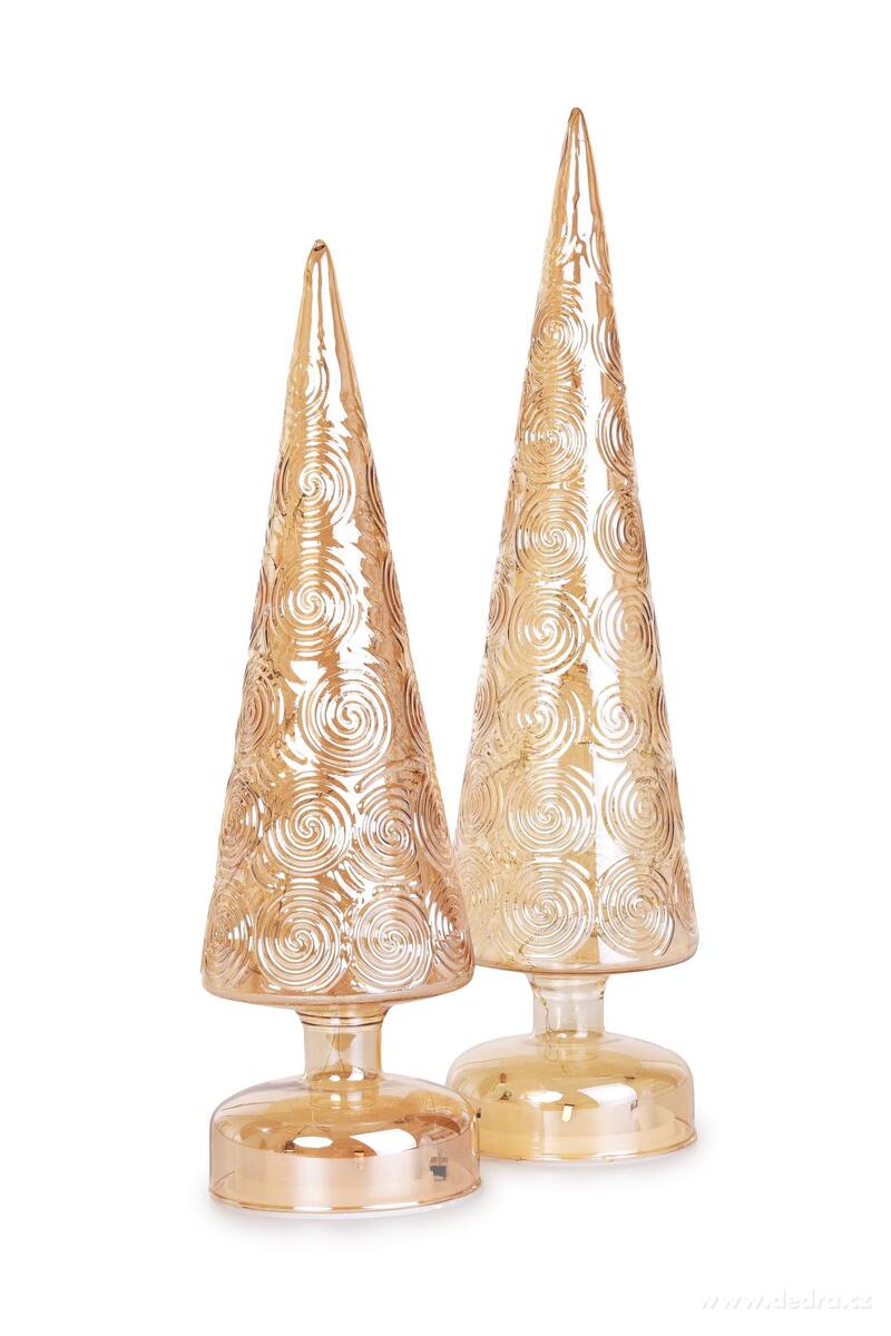 AURELIA | 31 cm LED svítící stromeček | zlatý dekor