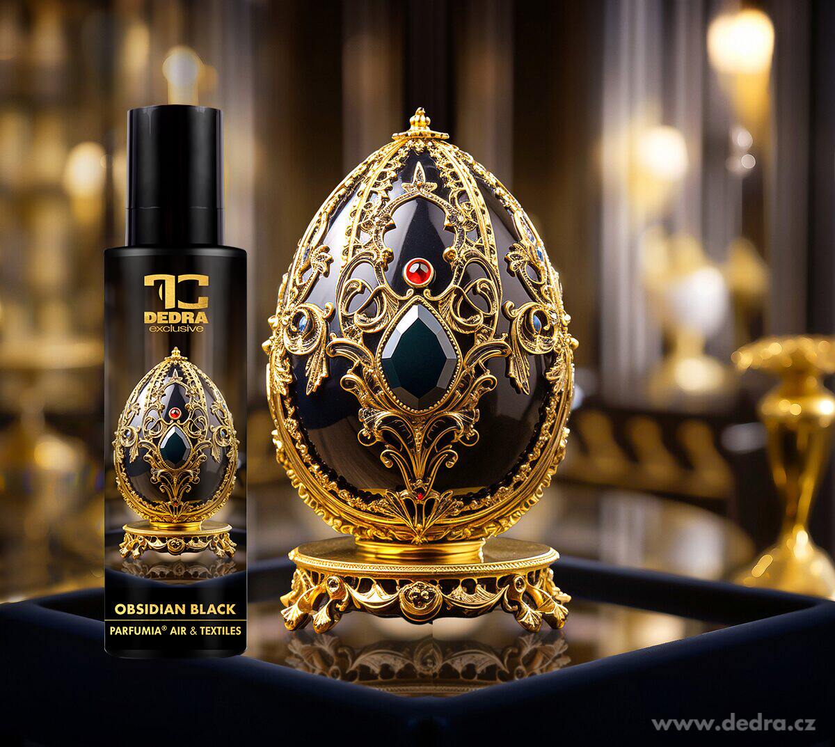 OBSIDIAN BLACK | Osvěžovač vzduchu & textilií | luxusní parfémový sprej | 250 ml