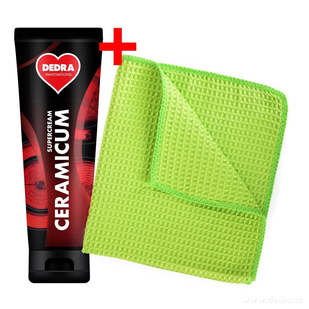Sada 1+1 | CERAMICUM | 2v1 Čistič a leštěnka na sklokeramickou a indukční desku
