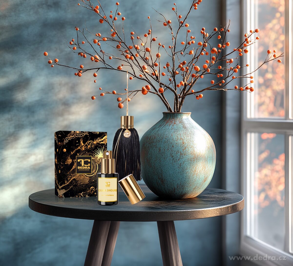 POMPON luxusný vonný strapec s bytovým parfémom OSAKA SHIGURE