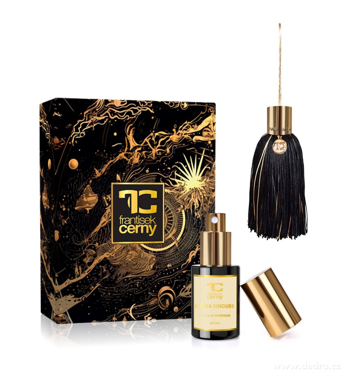 POMPON luxusný vonný strapec s bytovým parfémom OSAKA SHIGURE