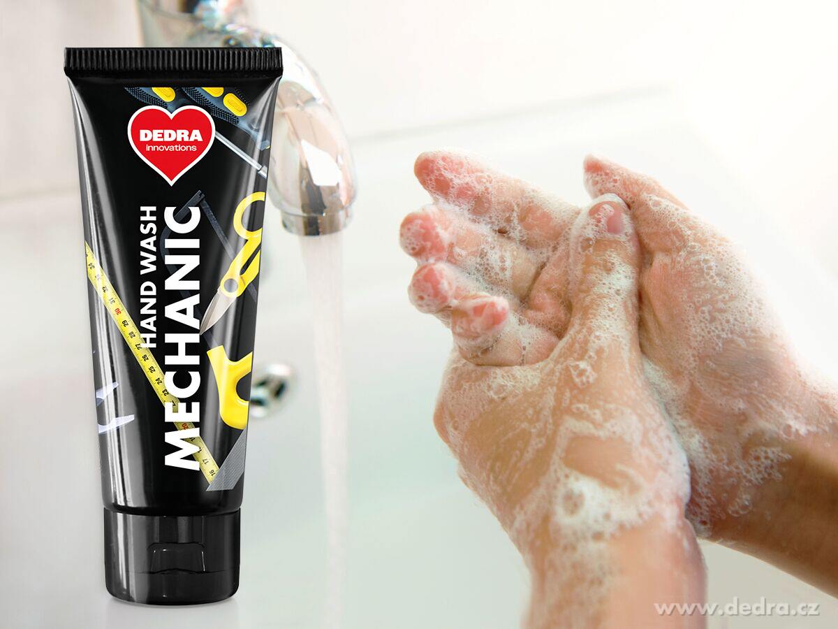 2+1 ZDARMA | MECHANIC | Abrazivní pasta na mytí silně znečistěných rukou | s přírodním abrazivem | 3 × 200 ml