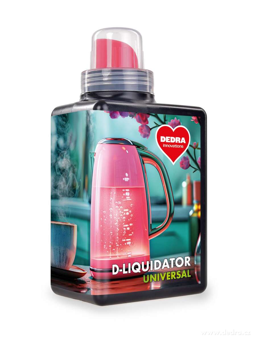 D-LIQUIDATOR | Odstraňovač vodního kamene do spotřebičů | ECO koncentrát | 500 ml