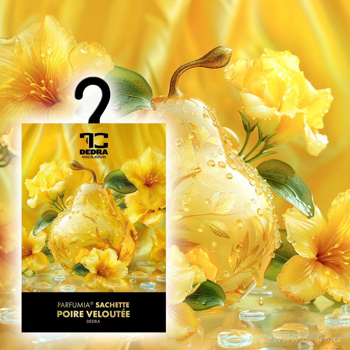 Vonná sašetka | SAMETOVÁ HRUŠKA | závěsný vonný sáček PARFUMIA®