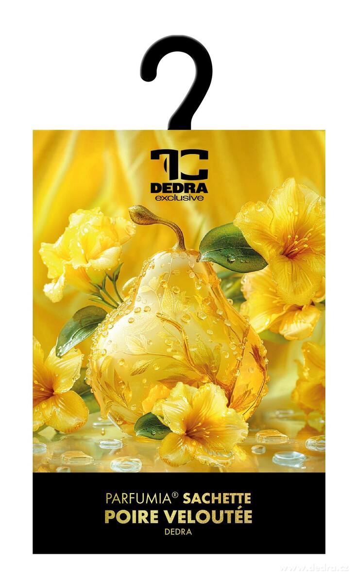 Vonná sašetka | SAMETOVÁ HRUŠKA | závěsný vonný sáček PARFUMIA®