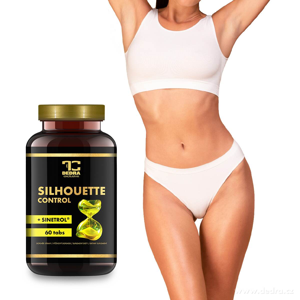 SILHOUETTE CONTROL + SINETROL® | klinicky ověřený účinek na spalování tuku | metabolismus & energie | 60 kapslí
