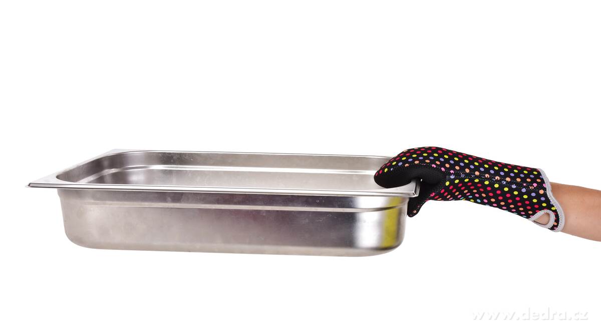 TERMOCHŇAPKA | neoprenová kuchyňská chňapka | barevné puntíky | odolná do 260 °C