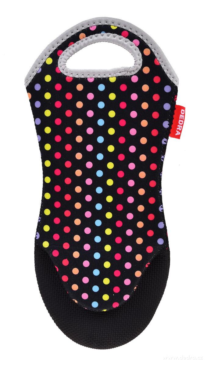 TERMOCHŇAPKA | neoprenová kuchyňská chňapka | barevné puntíky | odolná do 260 °C