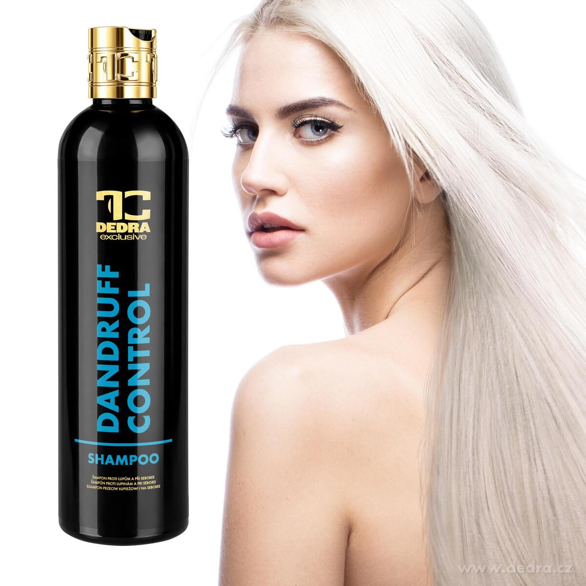 DANDRUFF CONTROL | šampón proti lupům a při seboree s Keratinem, Pšeničnými proteiny & Ziziphus Joazeiro | zdravé vlasy bez lupů