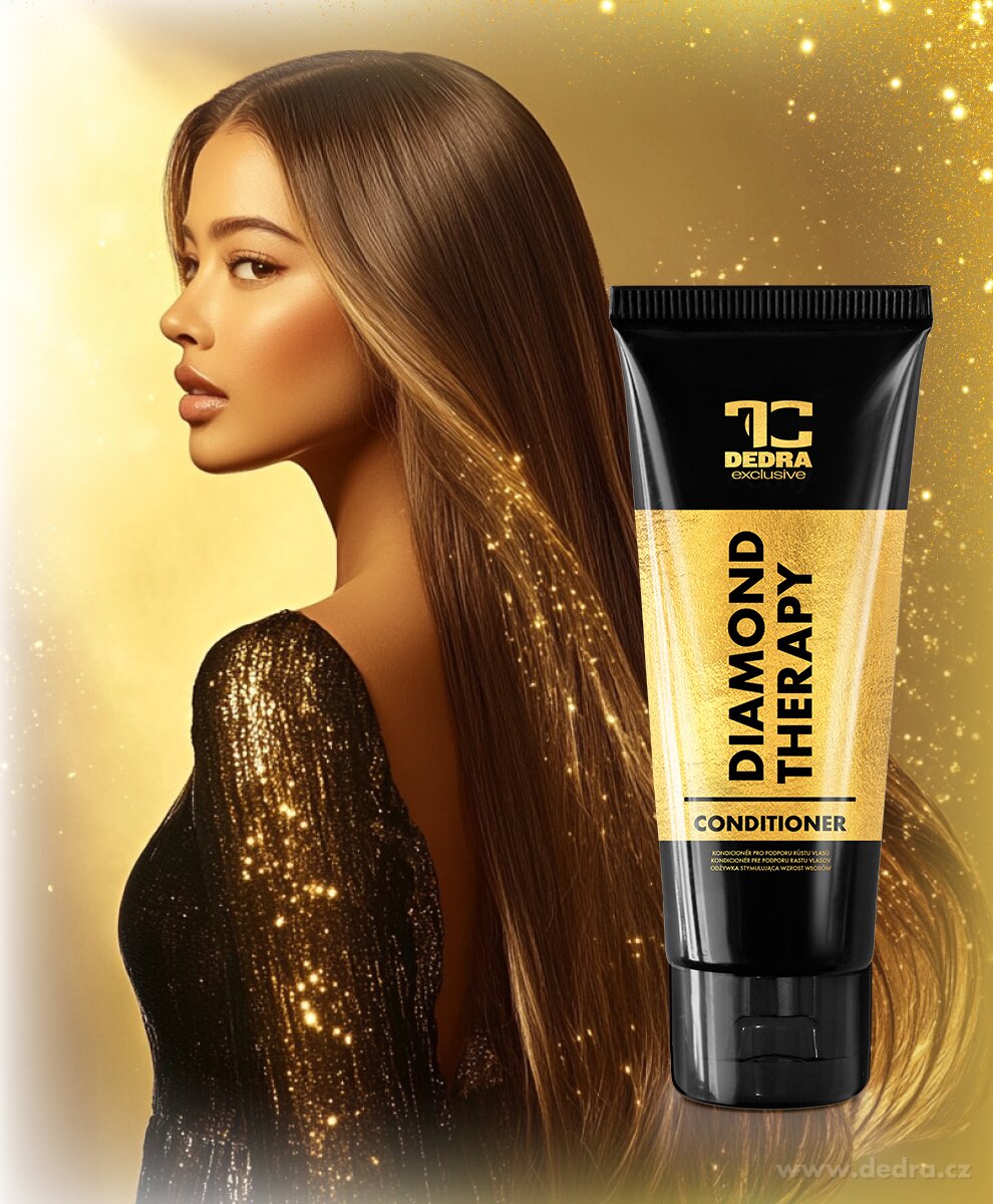 DIAMOND THERAPY | kondicionér s Capixylem, Kofeinem, Keratinem & Betaine | pro růst vlasů & hebké vlasy 250 ml