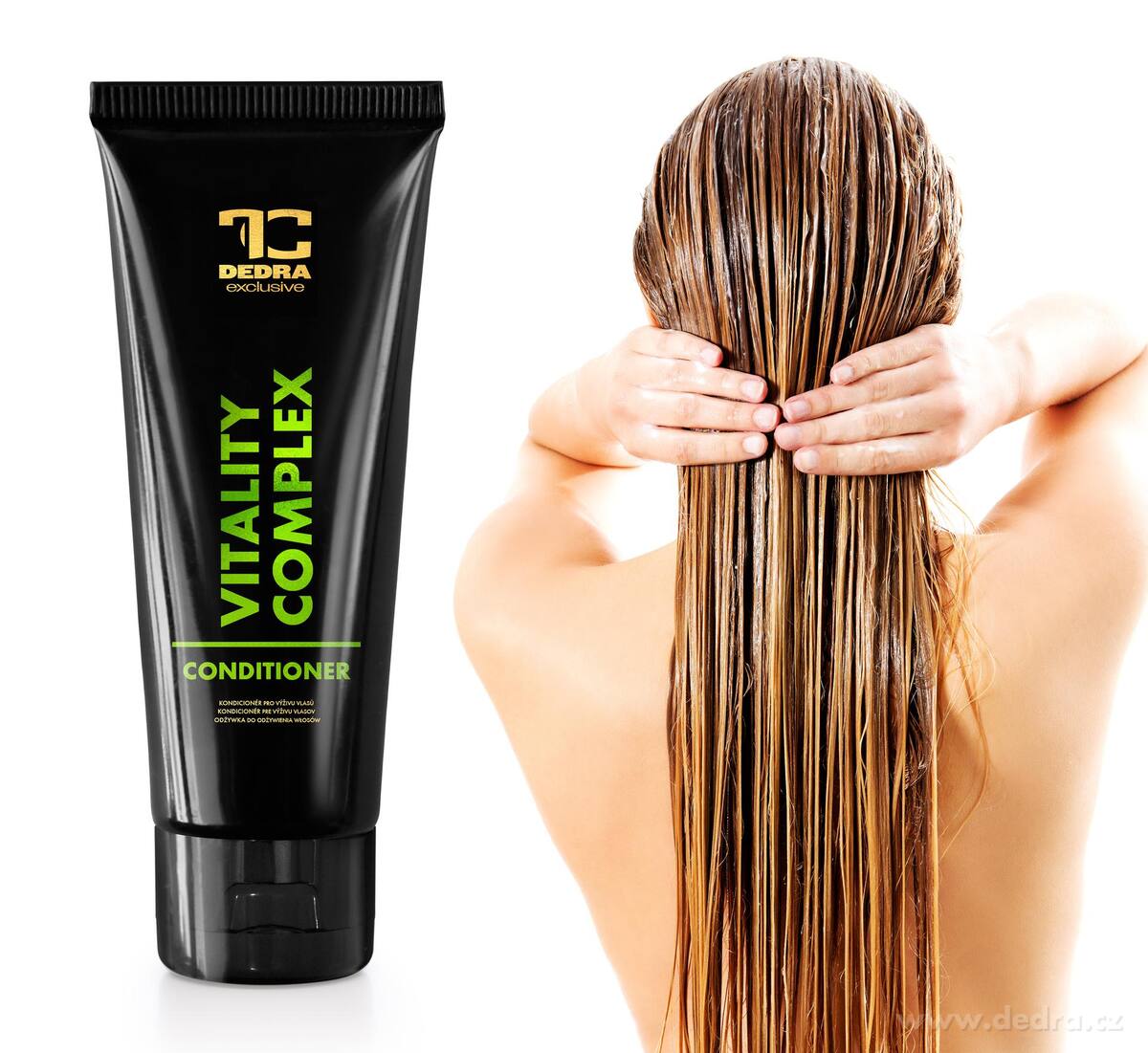 VITALITY COMPLEX | kondicionér pro každodenní použití s Keratinem, Kaméliovým olejem & Hemisqualane | hladké & zářivě lesklé vlasy 250 ml