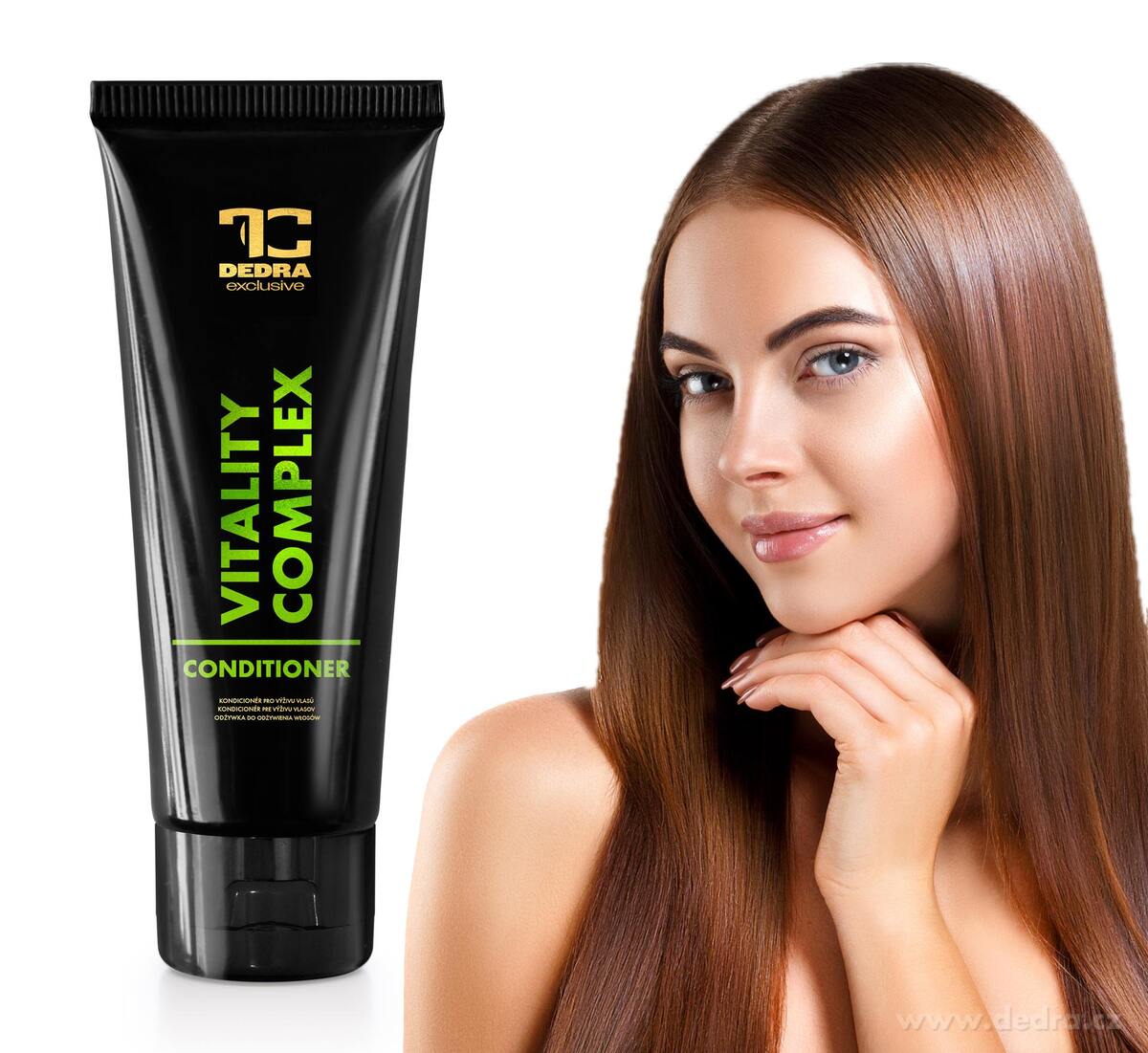 VITALITY COMPLEX | kondicionér pro každodenní použití s Keratinem, Kaméliovým olejem & Hemisqualane | hladké & zářivě lesklé vlasy 250 ml
