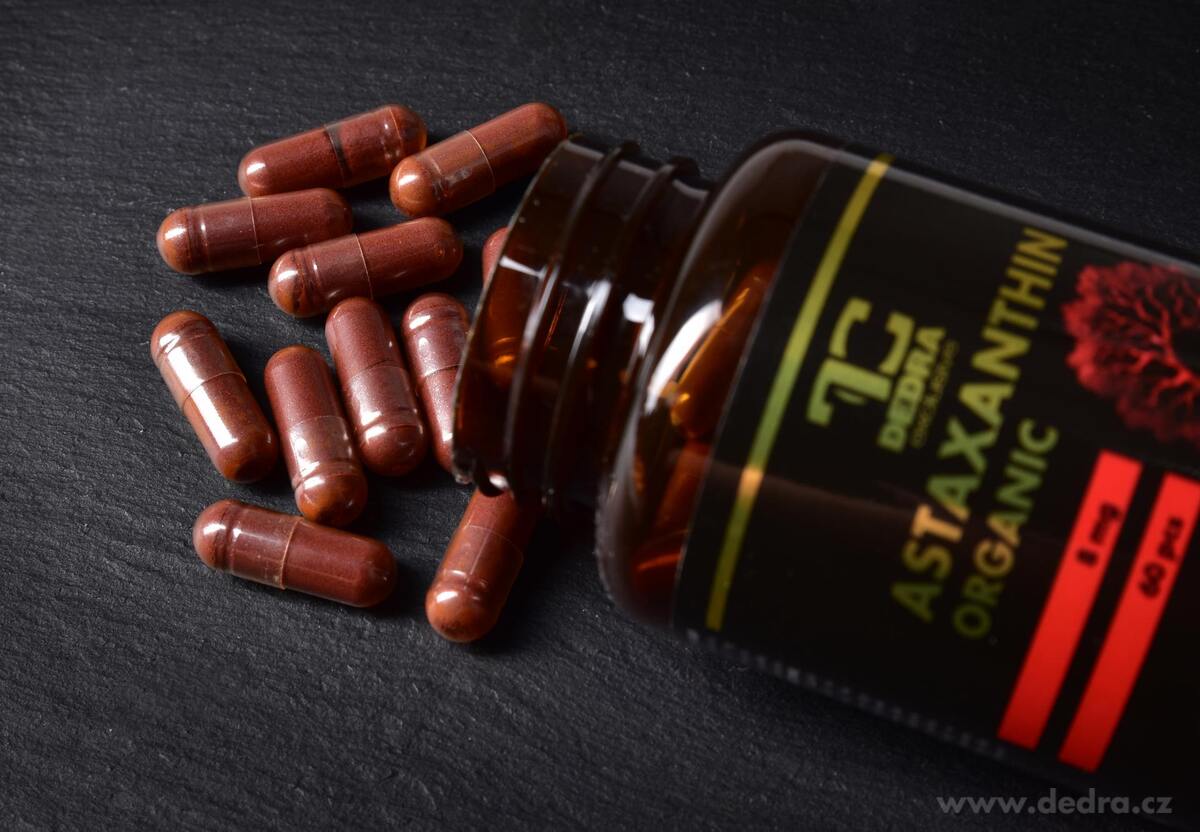 ASTAXANTHIN organic 8 mg | přírodní antioxidant z mikrořasy | ochrana buněk, pleti, očí & vlasů