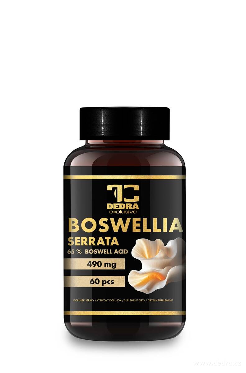 BOSWELLIA SERRATA 490 mg | 65 % kyseliny boswellové | klouby, mobilita & pružnost | 60 kapslí