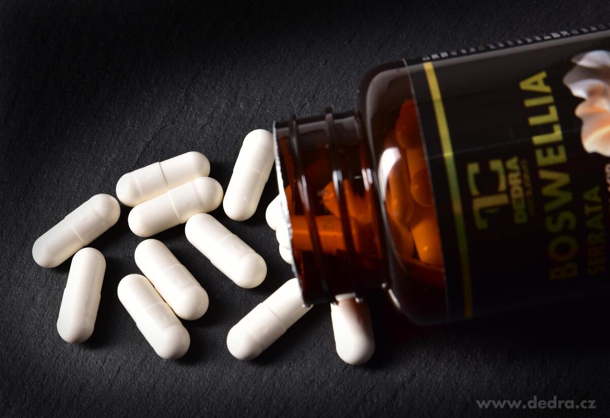 BOSWELLIA SERRATA 490 mg | 65 % kyseliny boswellové | klouby, mobilita & pružnost | 60 kapslí