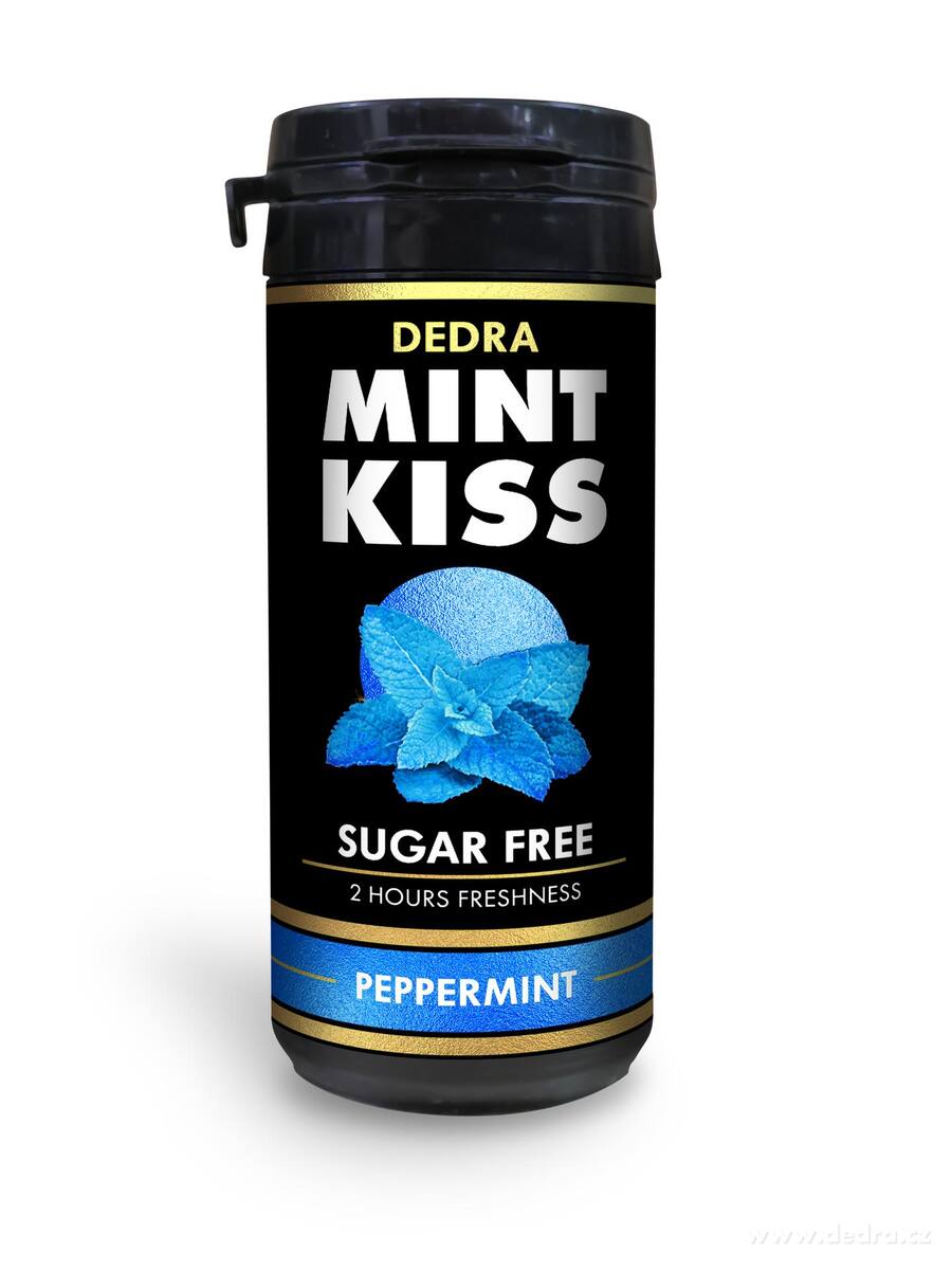 MINT KISS | silně mátové osvěžující pastilky bez cukru