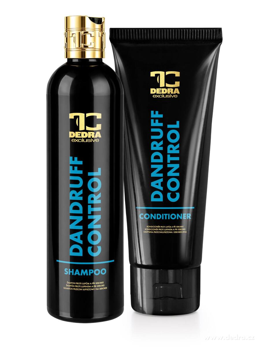 SADA 1+1 | DANDRUFF CONTROL | šampón & kondicionér proti lupům a při seboree s Kaméliovým olejem, Pšeničnými proteiny & Ziziphus Joazeiro