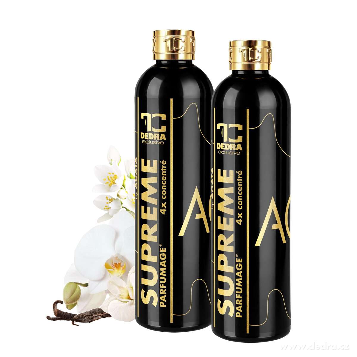 2× PARFUMAGE SUPREME AG by AGATA | Výhodná sada | 4× koncentrovaný parfém na praní | 600 ml | 120 praní