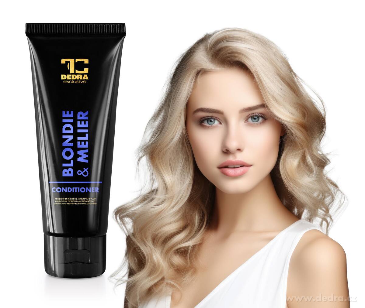 BLONDIE & MELIER kondicionér s fialovým pigmentom pre blond a melírované vlasy