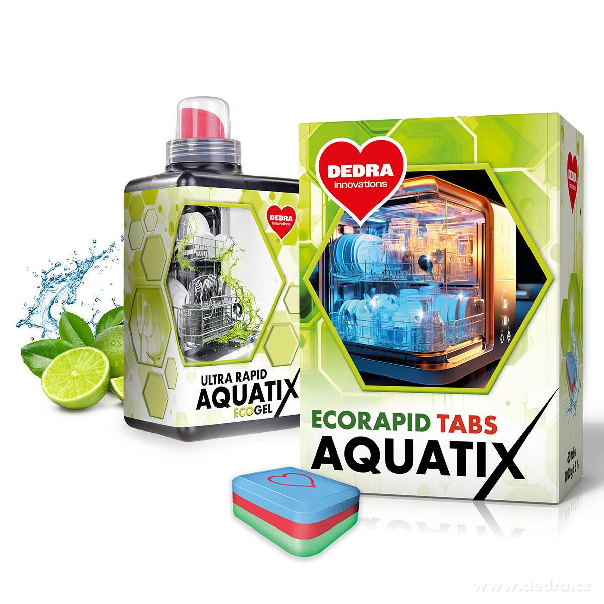 SADA 1+1 | AQUATIX gel + tablety do myčky | 120 mytí
