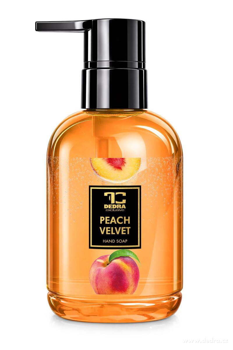 PEACH VELVET | šetrné tekuté mýdlo s glycerinem | 310 ml | FRUITY EDITION