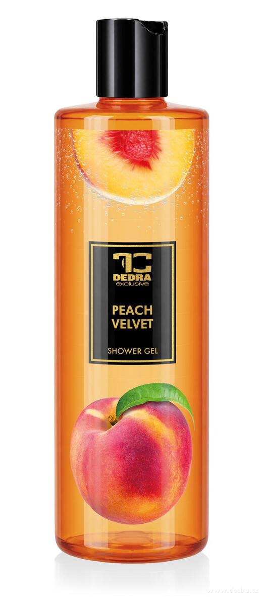 PEACH VELVET | šetrný sprchový gel s glycerinem | 420 ml | FRUITY EDITION