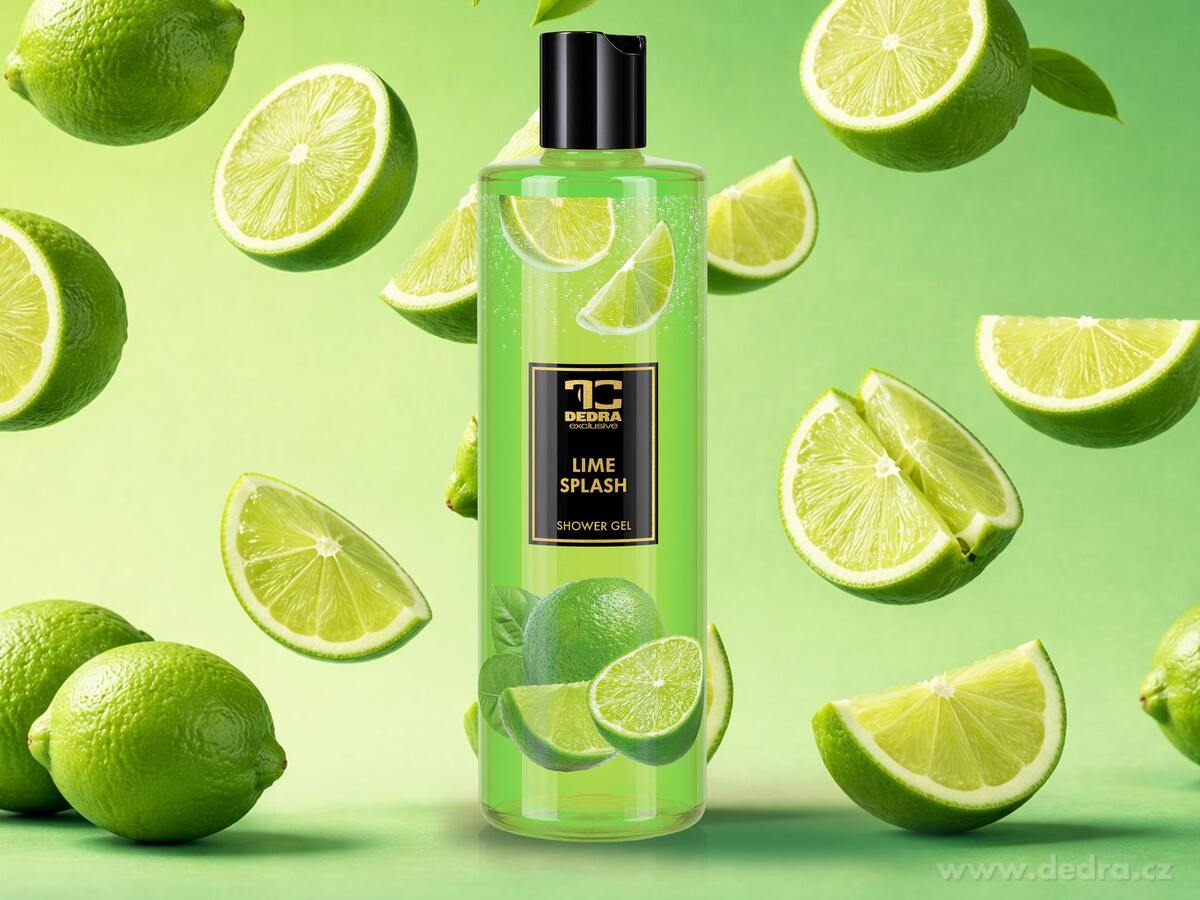 LIME SPLASH | šetrný sprchový gel s glycerinem | 420 ml | FRUITY EDITION