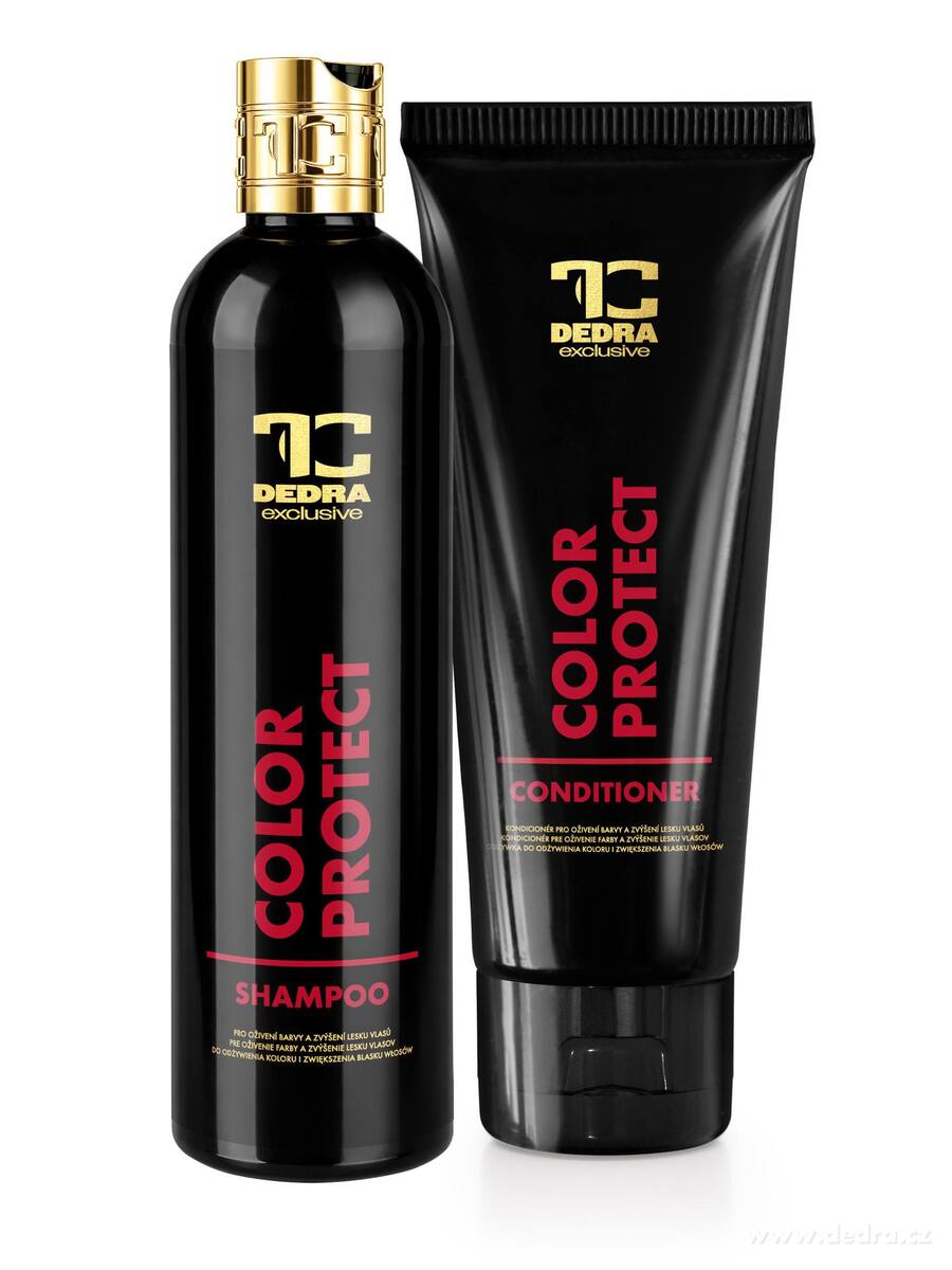 SADA 1+1 | COLOR PROTECT | šampón & kondicionér pro barvené vlasy s Keratinem & Pšeničnými proteiny | ochrana barvy & zářivý lesk