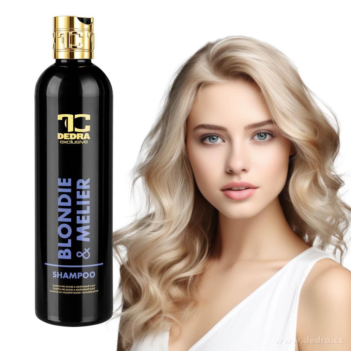 SADA 1+1 | BLONDIE & MELIER | šampón a kondicionér s fialovým pigmentem pro blond a melírované vlasy | neutralizace žlutých tónů