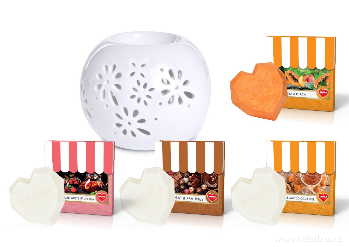 AROMALAMPA ZDARMA | sada 4 sójových vosků | PARFUMIA® DELICATES