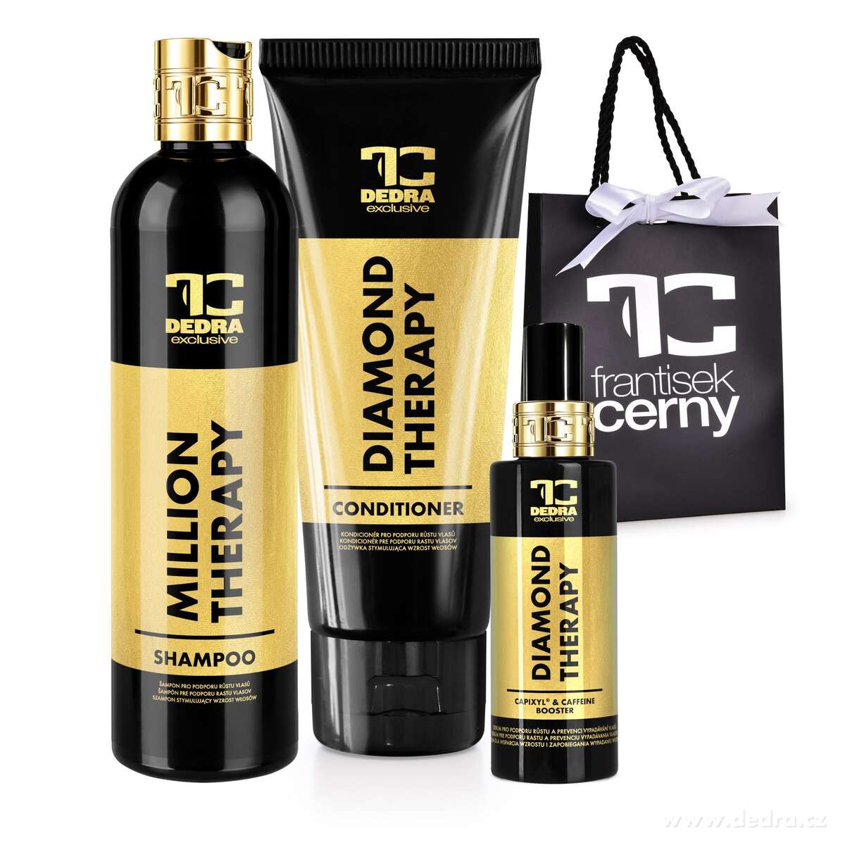 2+2 ZDARMA | DIAMOND THERAPY | šampón, kondicionér & sérum s Capixylem pro růst vlasů