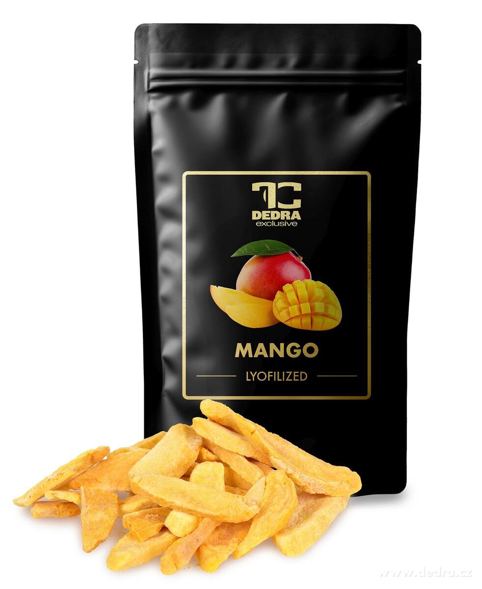ZLATÉ MANGO | lyofilizované plátky, ovoce sušené mrazem | 50 g