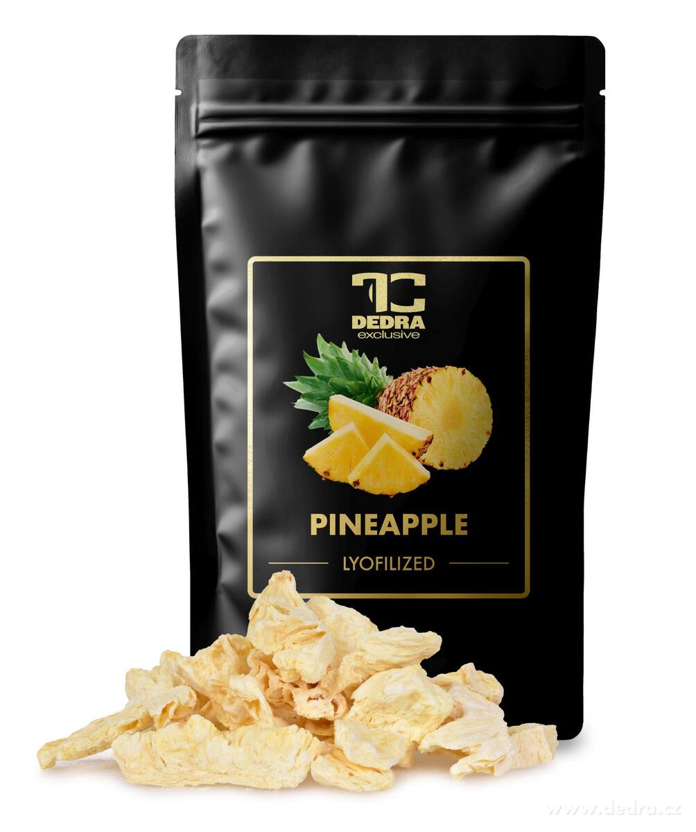 TROPICKÝ ANANAS | lyofilizované kousky, ovoce sušené mrazem