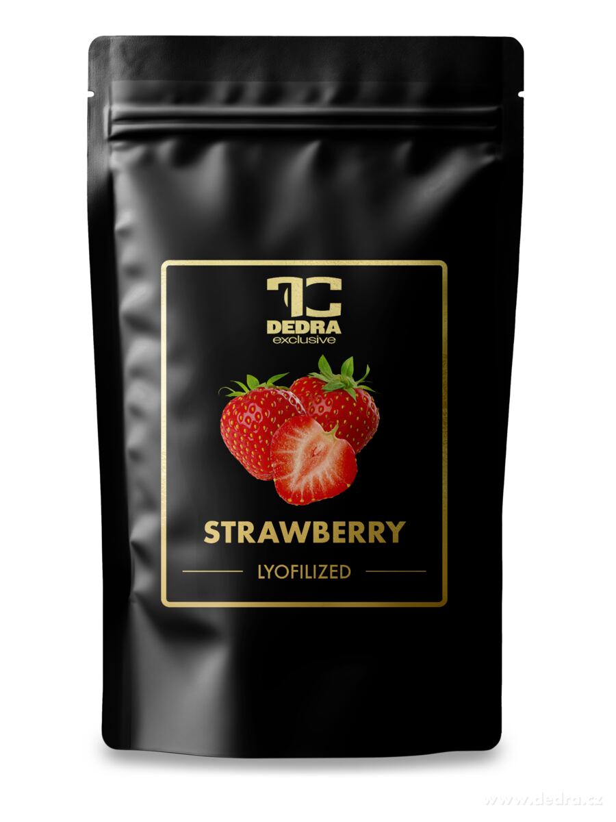 RUDÉ JAHODY | lyofilizované plátky, ovoce sušené mrazem | 50 g