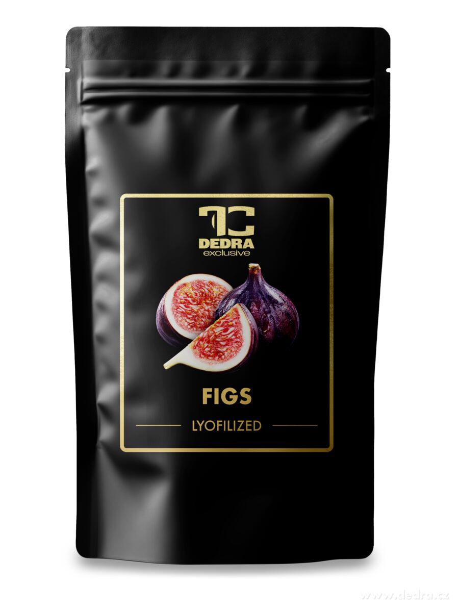 VEĽKÉ CHRUMKAVÉ FIGY - lyofilizované plátky, ovocie sušené mrazom