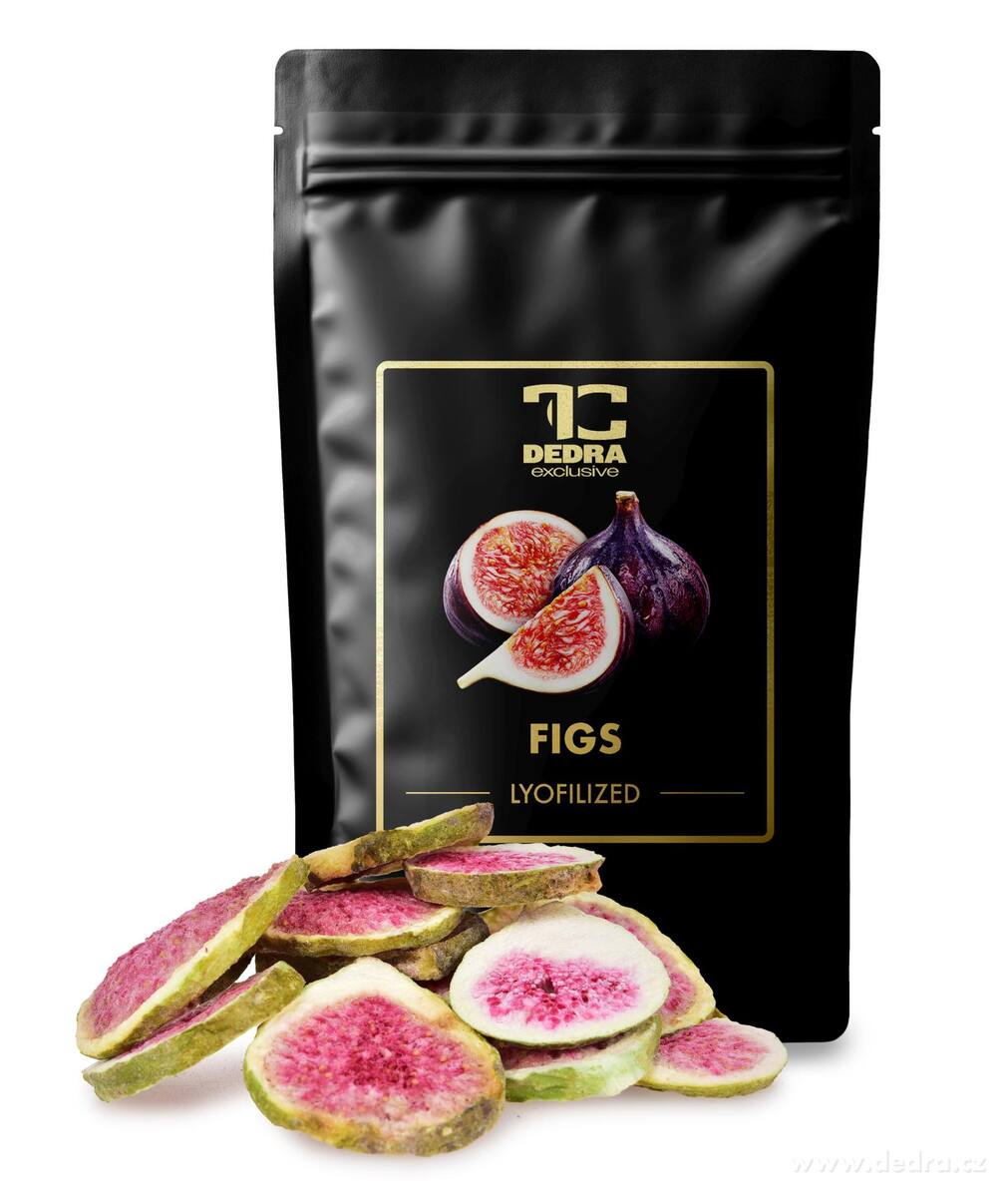 VELKÉ KŘUPAVÉ FÍKY | lyofilizované plátky, ovoce sušené mrazem